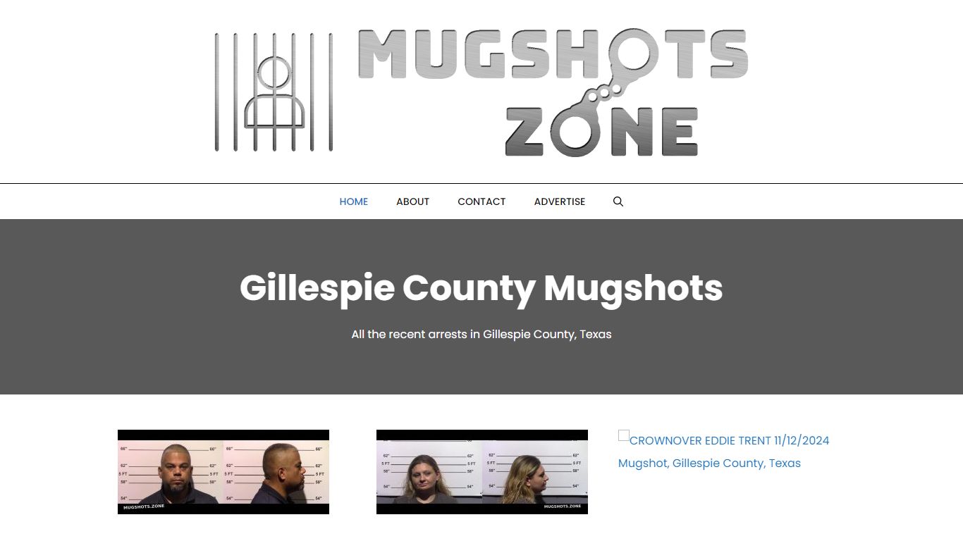 Gillespie County Mugshots Zone